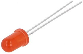 LL-503VD2E-V1-4D, LED; 5mm; red; 460?750mcd; 60°; Front: convex; 1.6?2.5V