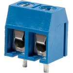 301-021-12, Клеммник винтовой, 2-контактный, 5мм, прямой 301-021-12, Клеммник винтовой, 2-контактный, 5мм, прямой