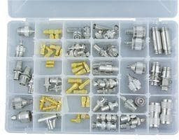142-0000-005, RF Connectors / Coaxial Connectors 70pc RF ADAPTER KIT