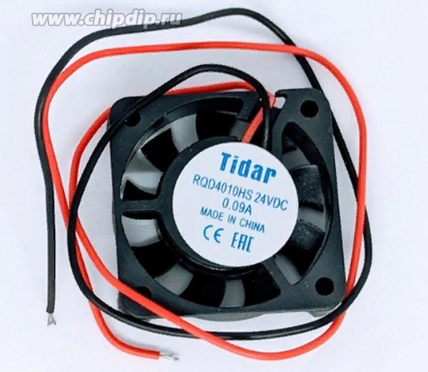 Вентилятор Tidar RQD4010MS (RQD4010НS ) 24v 0.08A/0.09А 40x10