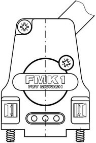 173111-0242, D-Sub Backshells FCT HOOD S1 0 DEG MTL W/SCRWLCK M3