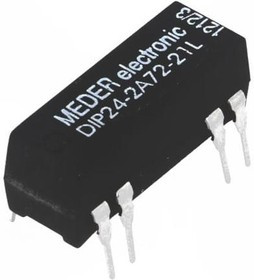DIP24-2A72-21L, Реле электромеханическое, Uкат. 24 В, AC-DC, Iком
