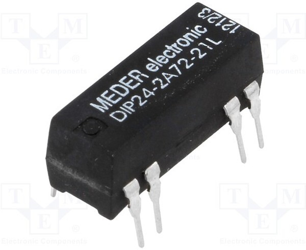 DIP24-2A72-21L, Реле электромеханическое, Uкат. 24 В, AC-DC, Iком DIP24-2A72-21L, Реле электромеханическое, Uкат. 24 В, AC-DC, Iком