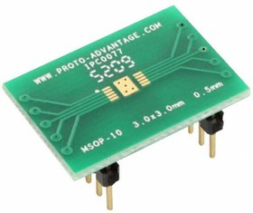 IPC0077, Sockets &amp; Adapters MSOP-10 to DIP-14 SMT Adapter