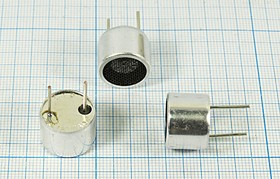 Ультразвуковой сенсор (приёмник) 33кГц, 16x12мм с круговой диаграммой направленности 75град, уп 16x1