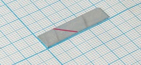 Магнит 30,0x 7,0x 1, параллелепипед, Ni, N35