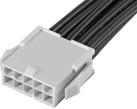 215325-2103, Rectangular Cable Assemblies MINIFIT JR DR R-R 10CKT 600MM Au