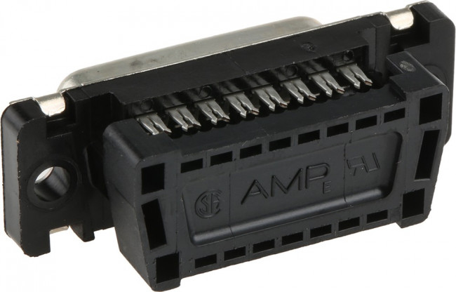 1658612-3, Amplimite HDF-20 15 Way Right Angle Cable Mount D-sub Connector Socket, 2.76mm Pitch 1658612-3, Amplimite HDF-20 15 Way Right Angle Cable Mount D-sub Connector Socket, 2.76mm Pitch