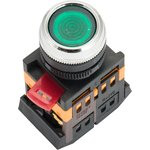 Кнопка ABLFS-22 с подсветкой зел. NO+NC 230В PROxima EKF ablfs-22-g