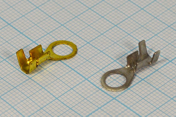 Клемма"O" d 5,3, 1-2,5S, латунь луженая