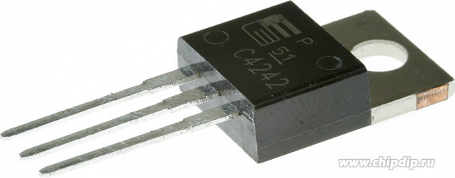 2SC4242, Биполярный транзистор, NPN, 450 В, 7 А, 40 Вт