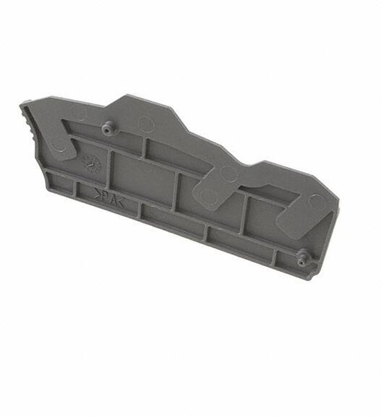 1SNK708911R0000, END SECTION COVER, GREY, TERMINAL BLOCK