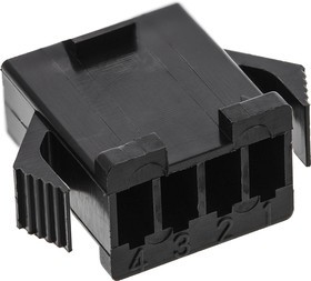 SMP-04V-BC, Провод-провод, вилка, "мама", SM, 2,5мм, PIN: 4, без контактов, 250В SMP-04V-BC, Провод-провод, вилка, "мама", SM, 2,5мм, PIN: 4, без контактов, 250В