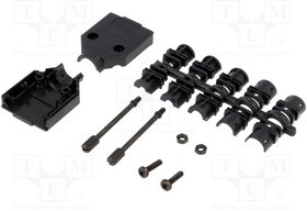 6560-0108-01, D-Sub plastic hood Poles 9