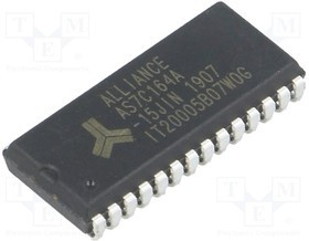AS7C164A-15JIN, IC: память SRAM; 8Кx8бит; 4,5?5,5В; 15нс; SOJ28; 300mils AS7C164A-15JIN, IC: память SRAM; 8Кx8бит; 4,5?5,5В; 15нс; SOJ28; 300mils