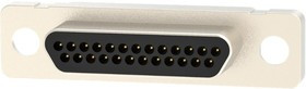 580-M25-113L001, Разъем D Sub, Micro D, Штекер, 580 M Series, 25 контакт(-ов), Пайка