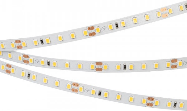 Arlight Светодиодная лента RT-A120-8mm 24V Warm3000 (14.4 W/m, IP20, 2835, 5m) (Открытый)