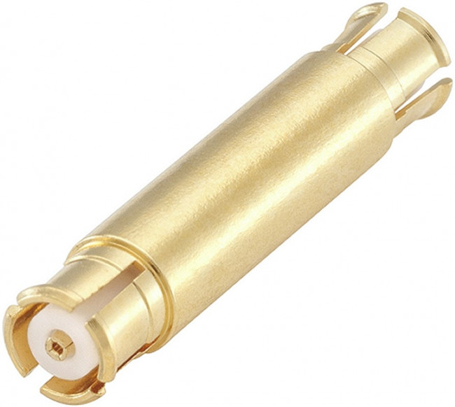 19K104-K00L5, RF Adapters - In Series SMP Jack to Jack Straight Adapter