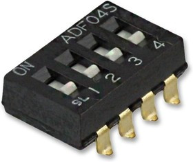 1-1825059-8, Переключатель: DIP-SWITCH; Кол-во секций: 4; ON-OFF; Пол: 2; SMT