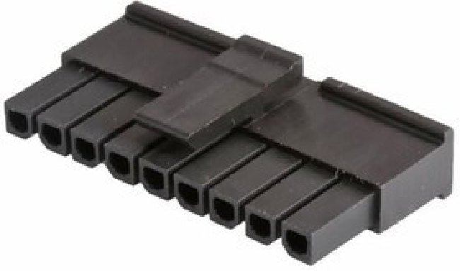 MX-43645-0900, Microfit 3.0 Receptacle Sgl Row 9 CKT