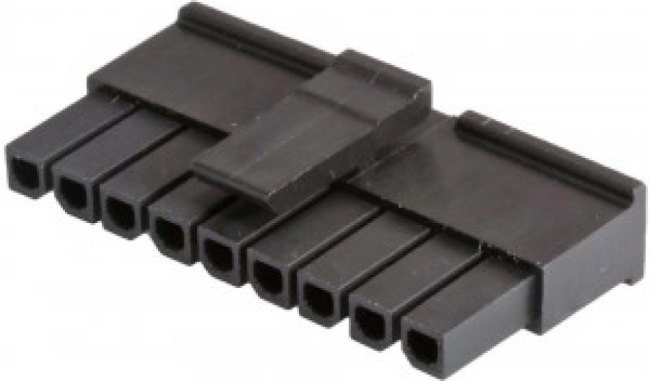 MX-43645-0900, Microfit 3.0 Receptacle Sgl Row 9 CKT