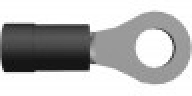 342063, Terminals 16-14 H.D.R/T 1/4 STUD BLACK 342063, Terminals 16-14 H.D.R/T 1/4 STUD BLACK