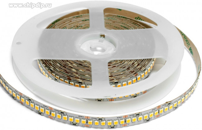 00-314 Светодиодная лента 24В, ПРО, 26Вт/м, smd2835, 240д/м, IP20, 2700Лм/м, подложка 10мм, 5м, 4000