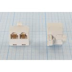 Разъем телефонный 6P4C-Разъем телефонный 6P4Cx2 вилка, контакты 4C, RJ-11