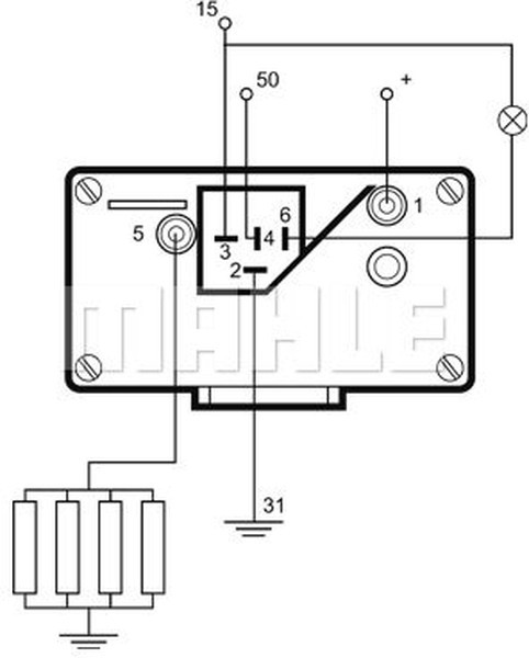 MHG 28, Реле предпускового подогрева MHG 28, Реле предпускового подогрева
