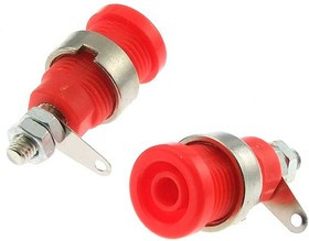 Z012 4mm panel jack RED