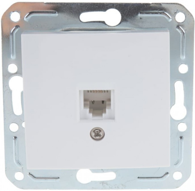 V01-11-F12-M Розетка 1-мест. телеф. RJ -11 бел, м-зм, Magenta 9041 V01-11-F12-M Розетка 1-мест. телеф. RJ -11 бел, м-зм, Magenta 9041