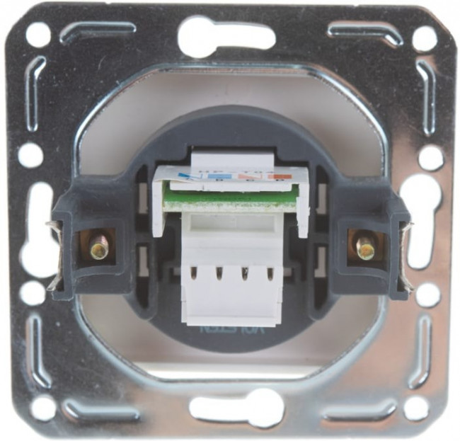 V01-11-F12-M Розетка 1-мест. телеф. RJ -11 бел, м-зм, Magenta 9041 V01-11-F12-M Розетка 1-мест. телеф. RJ -11 бел, м-зм, Magenta 9041