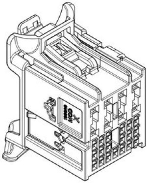160029-0013, Automotive Connectors stAK50h Rcpt 27Ckt LtBlu Key 3 160029-0013, Automotive Connectors stAK50h Rcpt 27Ckt LtBlu Key 3