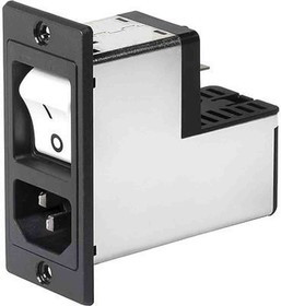 3-109-573, AC Power Entry Modules DG12 Connector Filter C14 15A STD