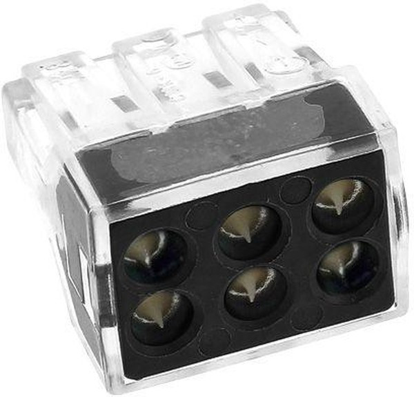 Клемма строительно-монтажная СМК 773-106 6-проводная 1.0-2.5кв.мм (уп.50шт) PROxima EKF plc-smk-106