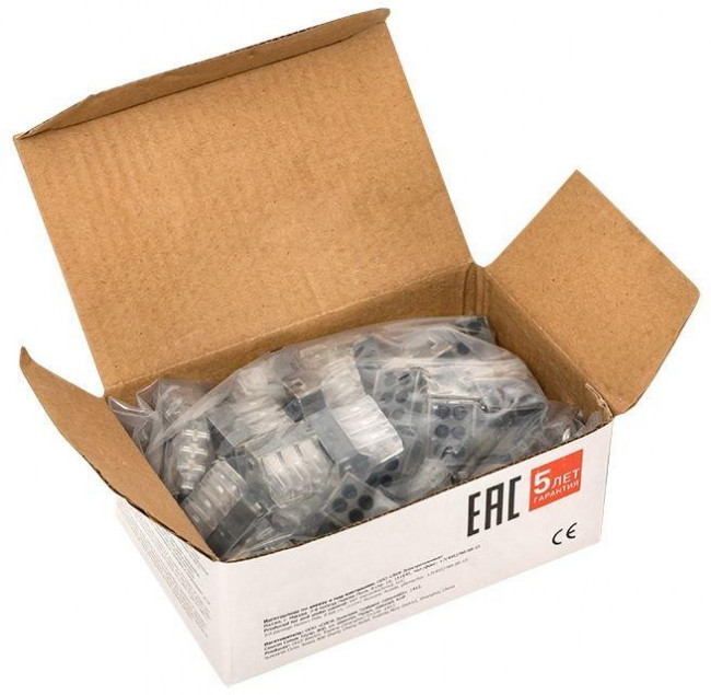 Клемма строительно-монтажная СМК 773-106 6-проводная 1.0-2.5кв.мм (уп.50шт) PROxima EKF plc-smk-106