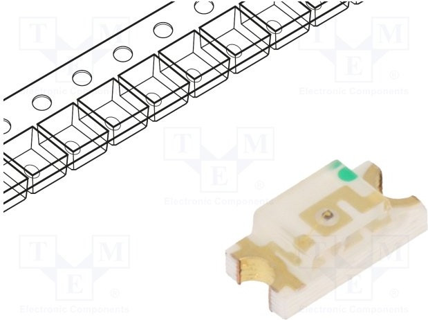 LL-S150UGC-1B, LED; SMD; 1206; yellow green; 20?40mcd; 3.2x1.6x1.1mm; 120°; 20mA
