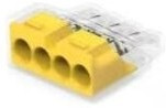2388553-4, Fixed Terminal Blocks PUSH-IN CONNECTOR, 4 POS
