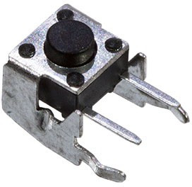 KAN0631-0501B010-42, кнопка тактовая угл. 7х7 h=3.85мм (0750HIM-130G-G)