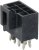105310-1308, Headers &amp; Wire Housings NanoFit Hdr Vrt 8Ckt DR KNK Pns Blk 30Au