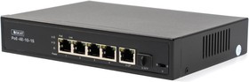 SKAT PoE-4E-1G-1S коммутатор PoE Plus, мощность 80Вт, порты: 4-Ethernet, 1-Uplink, 1-SFP