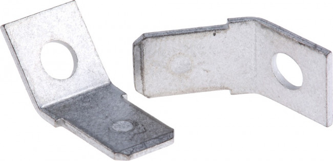 42822-2, Наконечник: плоский, 6,3мм, 0,8мм, "папа", M3, винтами, латунь