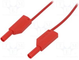 SLK410-E/SIL-05022, Измерительный провод, 19А, с осевым гнездом 4мм, Uном: 1кВ SLK410-E/SIL-05022, Измерительный провод, 19А, с осевым гнездом 4мм, Uном: 1кВ