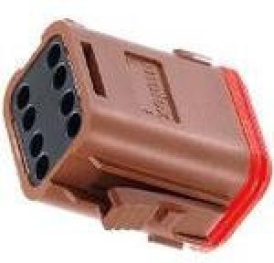 0934454107, Conn Housing PL 6 POS Crimp ST Cable Mount Brown Bag 0934454107, Conn Housing PL 6 POS Crimp ST Cable Mount Brown Bag