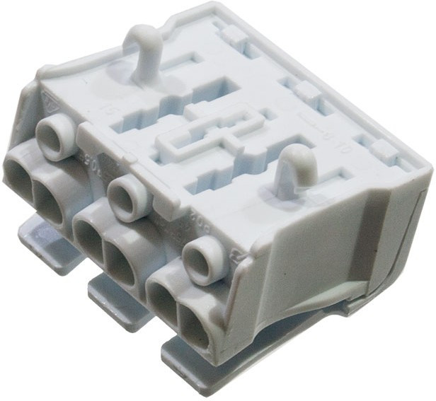 3-2834242-4, Зажим быстрого соединения 3 провода с маркировкой