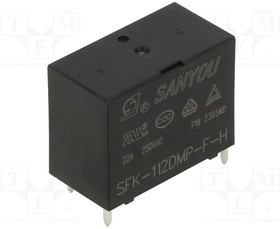 SFK-112DMP-F-H, Реле: электромагнитное; SPST-NO; Серия: SFK-H; THT