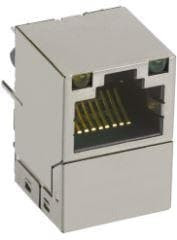 G55-122N-155, Modular Connectors / Ethernet Connectors ICM VERTICAL 10GBT LED, PoE