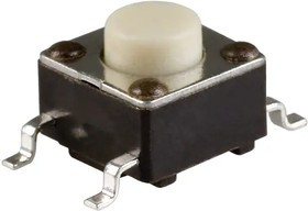 TL3301AF260QG, 6mm 1.45mm Round Button 50mA Brick nogging 6mm SPST 260gf 50V SMD,6x6mm Tactile Switches ROHS