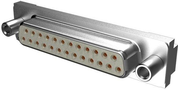 D15P24A4GV00LF, D-Sub Standard Board Mount Connector, Input Output Connectors, Signal 15 way Pin Straight Solder, 200 cycles, Harpoons + Fem