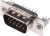 10090928-P154XLF, D-Sub High Density Connectors 15P MALE STRT PIN UNC 4-40 CLINCH NUTS
